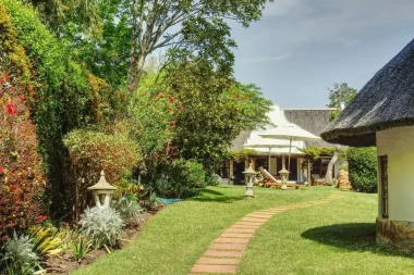 Garden path at the Private Guest House